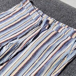 Per Se Women's Linen Blend Cropped Pants in size Large